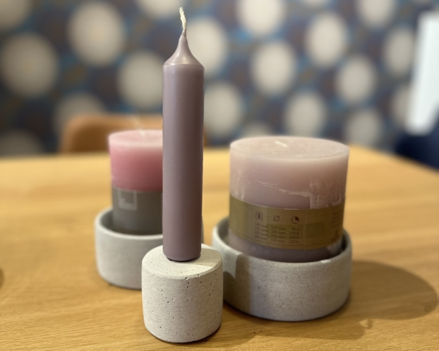 OLE Kerzenhalter, Durchmesser 12,5 cm, verschiedene Farben